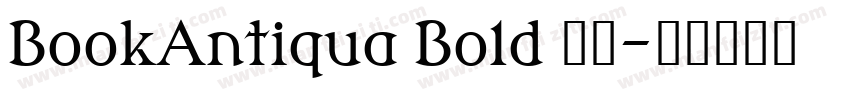 BookAntiqua Bo1d 字体字体转换